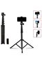 MT39 61inch Aluminum Extendable Cell Phone Tripod Stand with Selfie Stick Tripod and Phone Clip - 4
