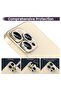 iPhone 14 Pro/14 Pro Max Camera Lens Protector, Set with Diamonds Bling Tempered Glass - 4