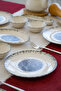Foam 16 Piece Porcelain Breakfast Set for 6 People - 5