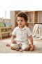 Boy's Short Sleeve Muslin Shirt and Shorts Set