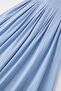 Blue Skirt with Waist Stitching Detail - 5
