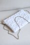 Motif Embroidered Portfolio Bag with Rope Strap Evening Dress Clutch En30 Size19 - 6