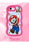 iPhone 6S Plus Compatible Case Camera Protector Red Silicone Couple Phone Case Mario Pattern - 2
