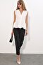 Bdart V-Neck Buttoned Sleeveless Blouse - 2