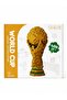 World Cup Trophy Model Building Block Set – 3D Mini Building Toy – Collectible Assembly Model 15 cm - 3