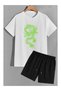 Unisex Oversize Shorts Set Short Sleeve T-Shirt Comfortable Fit Summer Casual Sports