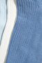 Women's 3-Piece Cotton Booties Blue Socks H3024Axns - 3