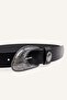 Manuka X Defacto Women's Rectangular Buckle Faux Leather Jean Belt H9354Axns - 3