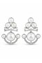 Brass Silver Color Dangle Pearl Anchor Model Women's Earrings