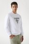 Triangle Erkek Beyaz Sweatshirt