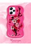 Redmi Note 12 Pro 5g Compatible Case Camera Protector Red Silicone Couple Phone Case Floral Pattern - 2