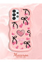 Samsung Galaxy A33 5g Compatible Case Camera Protective Pink Silicone Couple Phone Case Heart Pattern - 2