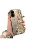 Realme C67 Compatible Silicone Edge Hard Back Case Couple Phone Case with Floral Pattern