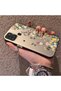 Samsung Galaxy A21S Compatible Silicone Edge Hard Back Case Couple Phone Case with Floral Pattern - 2