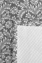 Gray Floral Botanical Pique Set - White Geometric Quilted Seasonal Bedspread 160X220 cm - 7