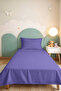Lila Modern Young Room Single Pique Set - Quilted Minimal Purple 160X220 cm Bedspread - 5