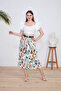 White Patterned Turkish Tunic - 2
