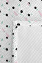 Pastel Geometric White Young Room Single Pique Set-Mint Pink 160X220Cm Quilted Bedspread - 7