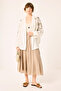 Stone Embroidered Linen Kimono - 2