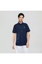 Men’s Cotton Oxford Slim Fit Short-Sleeve Shirt with Embroidery