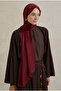 Evening Dress Janjan Shiny Satin Textured Hijab Evening Dress Chiffon Shawl