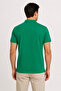 Men's Polo Neck T-Shirt 100% Cotton Green Regular Fit - 7