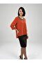 Kingsland Stone Embroidered Collar Blouse with Tulle Detail on the Back 4651 - 3
