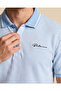 Men Sky Blue Striped Polo T-Shirt - 4