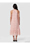 Trendlucky Halter Neck Polka Dot A-Line Dress with a Difference - 4