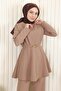 Chain Belted Suit Mink 18001 - 2