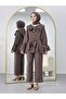 Luna Ruffle Collar Pants Two-Piece Set - 2