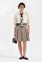 Women's Tie Detailed Comfortable Fit Long Sleeve Design Shirt - 3