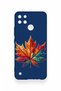 Realme C21Y Compatible Colorful Leaf Pattern Silicone Case - 2