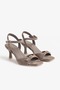 Osso Mink Suede Leather Women's Heeled Shoes - 3