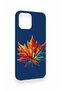 iPhone 12 Pro Max Compatible Colorful Leaf Pattern Silicone Case - 3