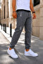Men's Comfortable Jeans with Elastic Cuffs - 5