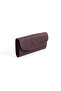 Purple Women's Wallet Genuine Leather Shawl Pattern Embossed Long Portfolio |   Verne - 4