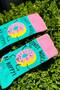 Unisex Donut Worry Be Happy Patterned Socks
