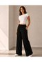 Women's Stylish Clothing with Fringe Detail, Modal Fabric, Comfortable Pants, Casual Sweatpants - 3