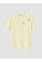 Alita City Women's T-Shirt with Floral Appliqué in Contrast, 100% Cotton - 5