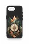 iPhone 16E Compatible Compass Forest Pattern Silicone Case - 2