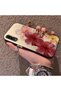 Samsung Galaxy A30S Compatible Silicone Edge Hard Back Case Couple Phone Case with Floral Pattern - 2