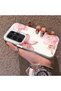 Samsung Galaxy S23 Ultra Compatible Silicone Edge Hard Back Case Couple Phone Case with Floral Pattern - 2
