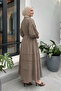 Voile Pile Dress 255037 - Mink - 4