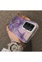 Samsung Galaxy S23 Compatible Silicone Edge Hard Back Case Couple Phone Case Butterfly Pattern - 4
