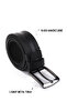 Smt-5125 Men's Genuine Leather Classic Fabric Belt - 4