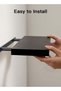 CozyNest Set of 4 black Rustic Floating Wall Shelves with Metal Brackets, Wood Wall-Mounted Storage for Bathroom, Bedroom, Kitchen, or Living Room Decor - 3
