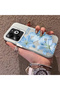 Tecno Spark 20C Compatible Silicone Edge Hard Back Case Couple Phone Case with Floral Pattern - 2