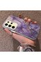 Samsung Galaxy S24 Ultra Compatible Silicone Edge Hard Back Case Couple Phone Case Butterfly Pattern - 2
