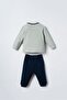Baby Boy Water Green Long Sleeve Pajama Set Usb3197-C-V2 - 4